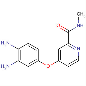 4-(3,4-Diamino-phenoxy)-pyridine-2-carboxylic acid methylamide Structure,485841-49-4Structure