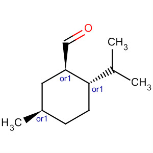 (1r,2s,5r)-rel-(9ci)-5-甲基-2-(1-甲基乙基)-环己烷羧醛结构式_485843-44-5结构式