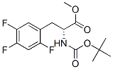 (R)-N-(tert-Butoxycarbonyl)-2,4,5-trifluorophenylalanine methyl ester Structure,486460-08-6Structure