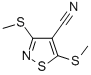 3,5-Bis(methylthio)isothiazole-4-carbonitrile Structure,4886-13-9Structure