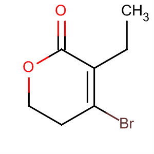 (9ci)-4-溴-3-乙基-5,6-二氢-2H-吡喃-2-酮结构式_488800-35-7结构式