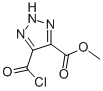 2H-1,2,3-triazole-4-carboxylic acid, 5-(chlorocarbonyl)-, methyl ester (9ci) Structure,488816-89-3Structure