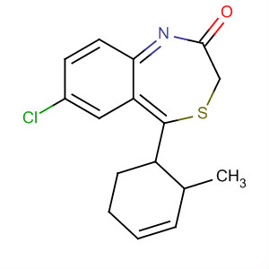 7-Chloro-1,5-dihydro-5-(2-methylphenyl)-4,1-benzothiazepin-2(3h)-one Structure,488829-66-9Structure