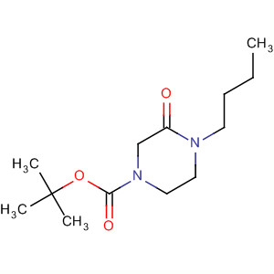 Tert-butyl 4-butyl-3-oxopiperazine-1-carboxylate Structure,488846-76-0Structure