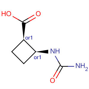 (1r,2s)-rel-(9ci)-2-[(氨基羰基)氨基]-环丁烷羧酸结构式_488862-92-6结构式