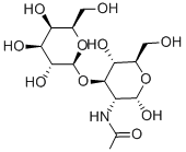 2-乙酰氨基-2-脱氧-3-o-(beta-d-氟代半乳糖)-d-吡喃葡萄糖结构式_489-52-1结构式