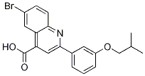 6-Bromo-2-(3-isobutoxyphenyl)quinoline-4-carboxylic acid Structure,489451-29-8Structure