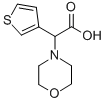 Morpholin-4-yl-thiophen-3-yl-acetic acid Structure,490027-09-3Structure