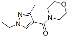 Morpholine, 4-[(1-ethyl-3-methyl-1h-pyrazol-4-yl)carbonyl]-(9ci) Structure,492424-00-7Structure