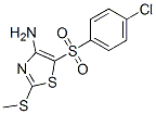 4-氨基-5-(4-氯苯磺酰基)-2-甲基硫代噻唑结构式_494763-21-2结构式