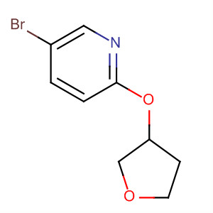 5-Bromo-2-[(tetrahydro-3-furanyl)oxy]pyridine Structure,494771-98-1Structure