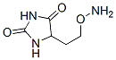 (9ci)-5-[2-(氨基氧基)乙基]-2,4-咪唑啉二酮结构式_495399-39-8结构式