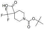 4-Trifluoromethyl-piperidine-1,4-dicarboxylic acid mono-tert-butyl ester Structure,495415-51-5Structure