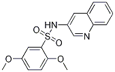 2,5-Dimethoxy-n-3-quinolinyl-benzenesulfonamide Structure,496014-13-2Structure