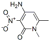 2(1H)-pyridone, 4-amino-1,6-dimethyl-3-nitro-(7ci,8ci) Structure,4966-94-3Structure