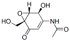 (9ci)-n-[(1r,2s,6r)-2-羟基-6-(羟基甲基)-5-氧代-7-噁双环[4.1.0]庚-3-en-3-基]-乙酰胺结构式_496775-48-5结构式