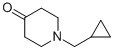 1-(Cyclopropylmethyl)piperidin-4-one Structure,49682-96-4Structure