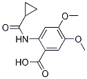 2-[(Cyclopropylcarbonyl)amino]-4,5-dimethoxybenzoic acid Structure,496913-51-0Structure