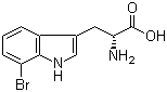 7-Bromo-d-tryptophan Structure,496929-99-8Structure