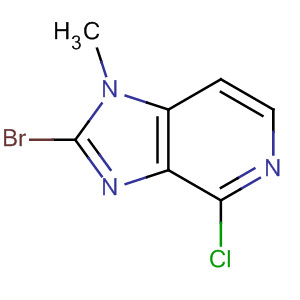 2-Bromo-4-chloro-1-methyl-1H-imidazo[4,5-c]pyridine Structure,496955-66-9Structure