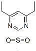 Pyrimidine, 4,6-diethyl-2-(methylsulfonyl)- (9ci) Structure,497872-96-5Structure