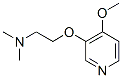 Ethanamine, 2-[(4-methoxy-3-pyridinyl)oxy]-n,n-dimethyl-(9ci) Structure,497948-89-7Structure