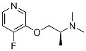 (2s)-(9ci)-1-[(4-氟-3-吡啶)氧基]-N,N-二甲基-,2-丙胺结构式_497948-96-6结构式