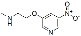 Ethanamine, n-methyl-2-[(5-nitro-3-pyridinyl)oxy]-(9ci) Structure,497949-10-7Structure