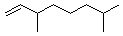 3,7-Dimethyl-1-octene Structure,4984-01-4Structure