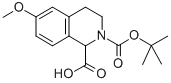 2-Boc-6-甲氧基-3,4-二氢-1H-异喹啉-1-羧酸结构式_499139-27-4结构式