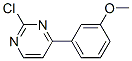 2-Chloro-4-(3-methoxyphenyl)pyrimidine Structure,499195-50-5Structure