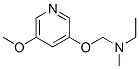 Ethanamine, n-[[(5-methoxy-3-pyridinyl)oxy]methyl]-n-methyl-(9ci) Structure,499207-47-5Structure