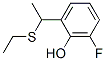 (9CI)-2-[1-(乙基硫代)乙基]-6-氟-苯酚结构式_499235-11-9结构式