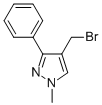 4-(Bromomethyl)-1-methyl-3-phenyl-1h-pyrazole Structure,499770-86-4Structure