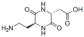 2-Piperazineacetic acid, 5-(2-aminoethyl)-3,6-dioxo-, (2r,5s)-(9ci) Structure,499775-00-7Structure