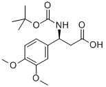 (S)-Boc-3,4-二甲氧基-β-苯丙氨酸结构式_499995-84-5结构式