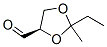 1,3-Dioxolane-4-carboxaldehyde,2-ethyl-2-methyl-,(4r)-(9ci) Structure,500021-09-0Structure