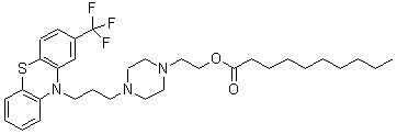 癸氟奋乃静结构式_5002-47-1结构式