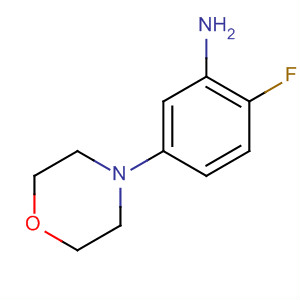 2-氟-5-吗啉-4-基-苯胺结构式_500206-01-9结构式