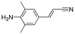 (E)-3-(4-amino-3,5-dimethylphenyl)acrylonitrile Structure,500292-94-4Structure