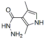 1H-pyrrole-3-carboxylicacid,2,4-dimethyl-,hydrazide(9ci) Structure,500302-92-1Structure