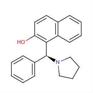 1-((S)-phenyl(pyrrolidin-1-yl)methyl)naphthalen-2-ol Structure,500352-91-0Structure