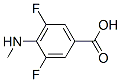 Benzoic acid,3,5-difluoro-4-(methylamino)-(9ci) Structure,500575-82-6Structure