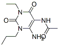 N-(6-氨基-3-乙基-1,2,3,4-四氢-2,4-二氧代-1-丙基-5-嘧啶)-乙酰胺结构式_500692-12-6结构式