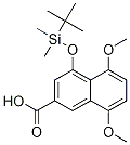 4-[[(1,1-Dimethylethyl)dimethylsilyl]oxy]-5,8-dimethoxy-2-naphthalenecarboxylic acid Structure,500776-98-7Structure