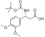 (R)-Boc-3,4-二甲氧基-β-苯丙氨酸结构式_500788-93-2结构式