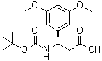 Boc-(r)-3-amino-3-(3,5-dimethoxy-phenyl)-propionic acid Structure,500788-94-3Structure