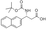 (R)-Boc-3-(2-萘基)-β-丙氨酸结构式_500789-01-5结构式