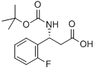 Benzenepropanoic acid, β-[[(1,1-dimethylethoxy)carbonyl]amino]-2-fluoro-, (βr)- Structure,500789-03-7Structure