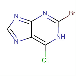 2-Bromo-6-chloro-7h-purine Structure,500797-85-3Structure